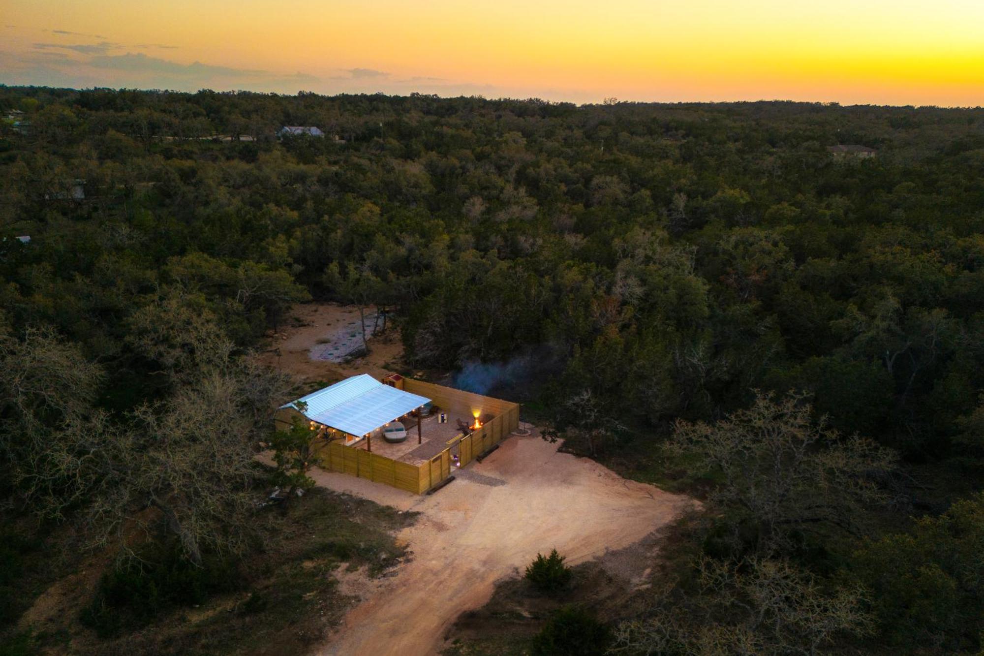 Romantic Luxury Retreat Hot Cold Pool & Sauna Wimberley Exteriér fotografie