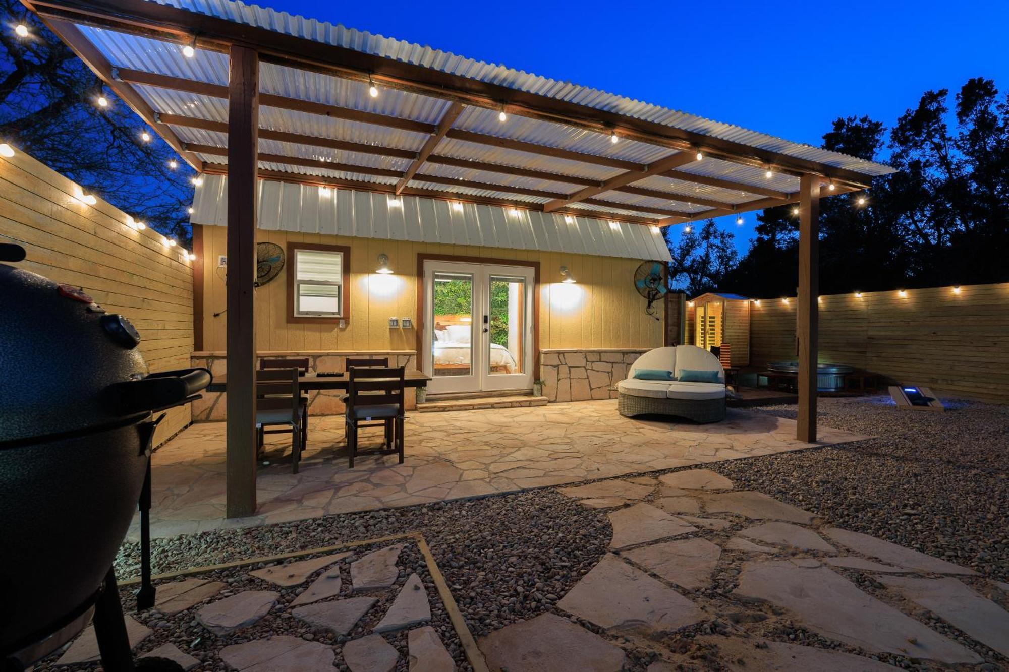 Romantic Luxury Retreat Hot Cold Pool & Sauna Wimberley Exteriér fotografie