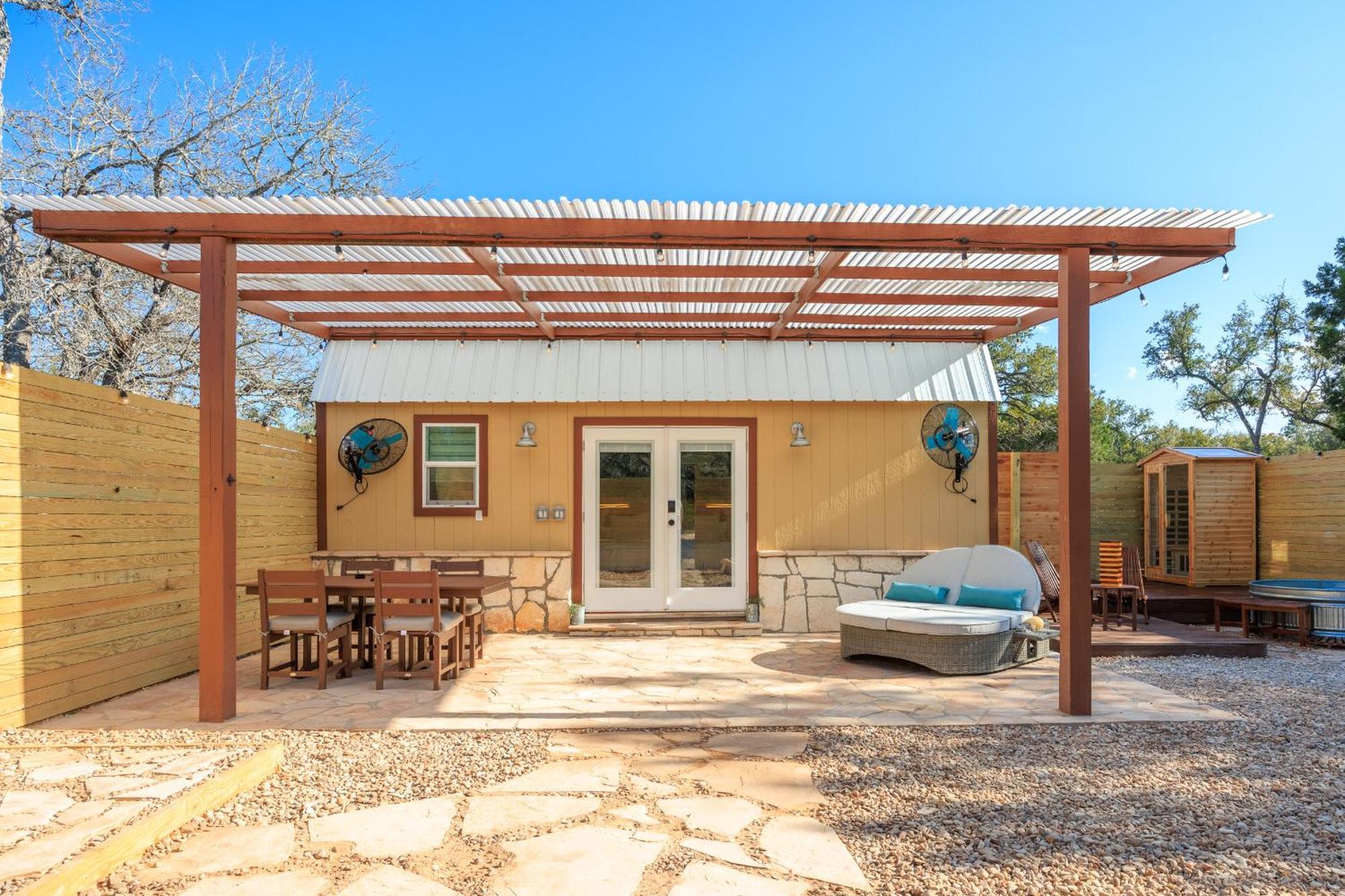Romantic Luxury Retreat Hot Cold Pool & Sauna Wimberley Exteriér fotografie