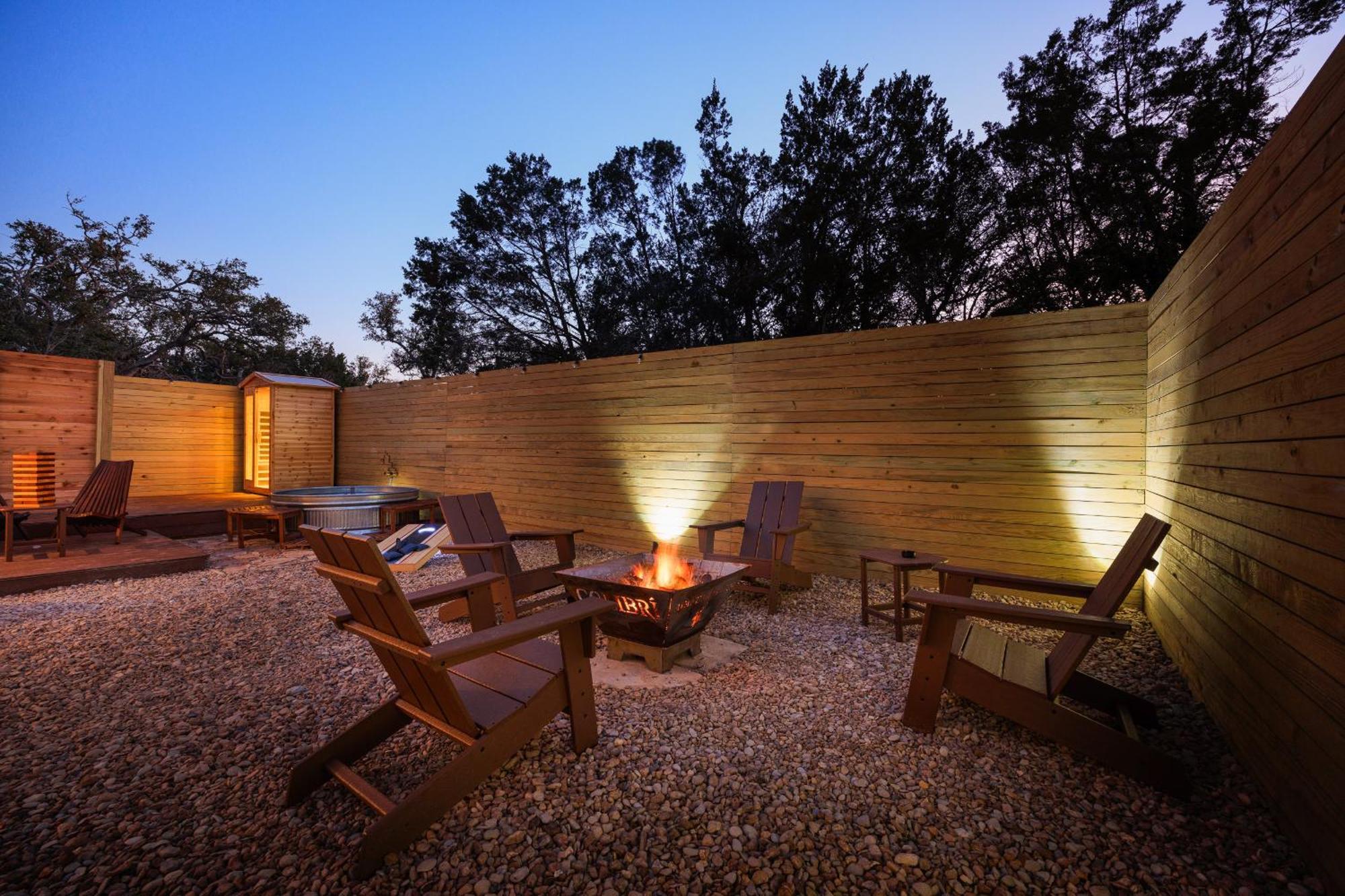 Romantic Luxury Retreat Hot Cold Pool & Sauna Wimberley Exteriér fotografie