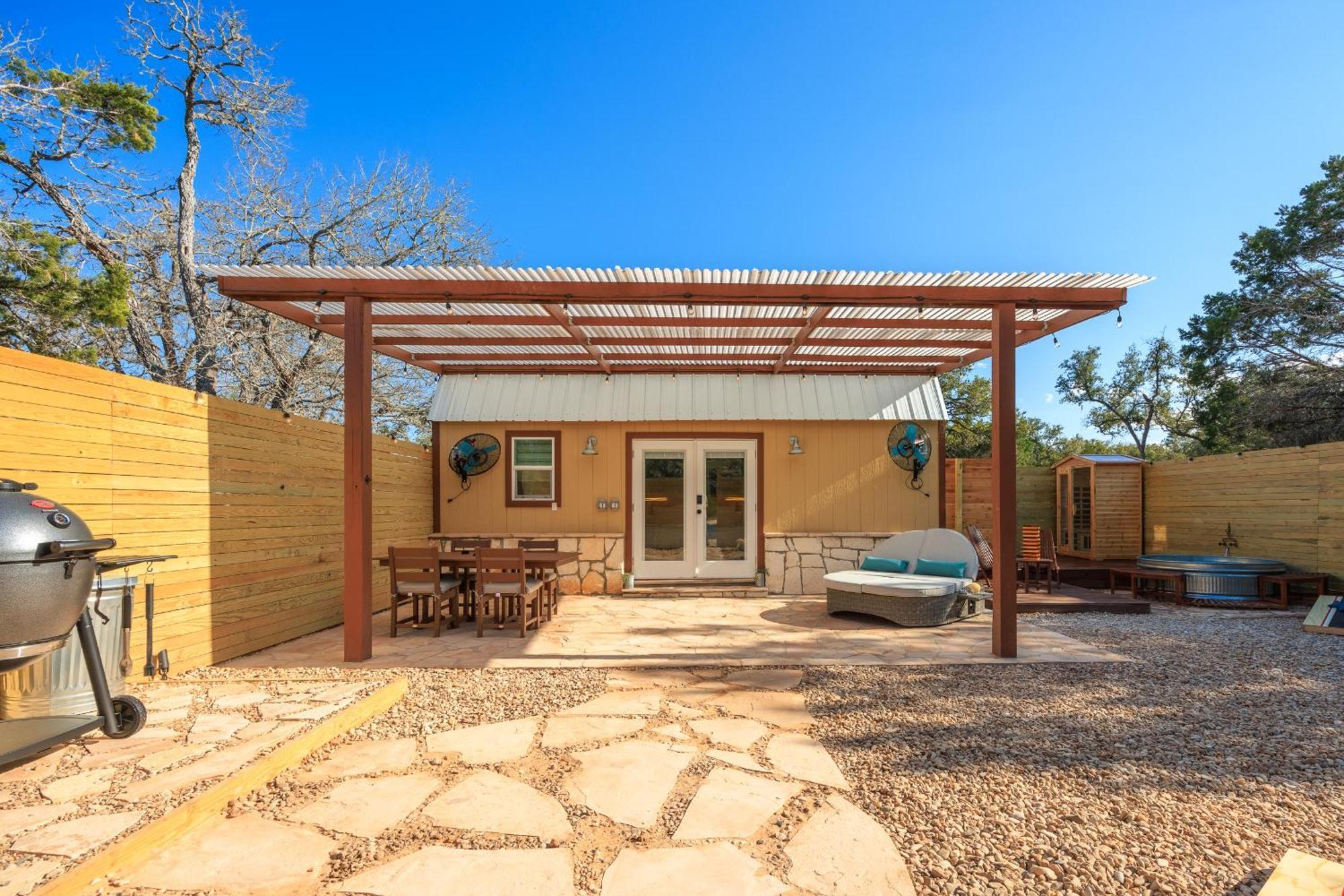 Romantic Luxury Retreat Hot Cold Pool & Sauna Wimberley Exteriér fotografie