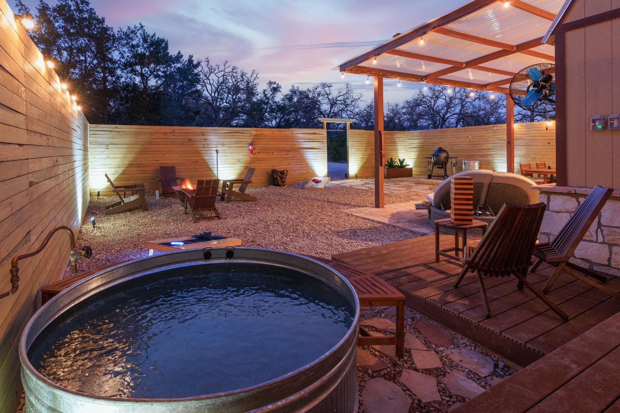 Romantic Luxury Retreat Hot Cold Pool & Sauna Wimberley Exteriér fotografie
